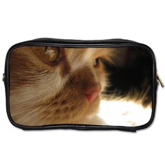 Cute Cat Face Toiletries Bag (two Sides) by LoolyElzayat