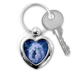 Light Blue Closing Queen Annes Lace Key Chains (heart)  by okhismakingart