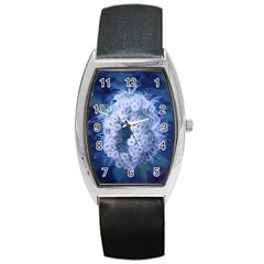 Light Blue Closing Queen Annes Lace Barrel Style Metal Watch by okhismakingart