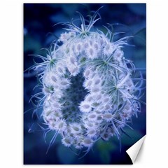 Light Blue Closing Queen Annes Lace Canvas 36  X 48  by okhismakingart