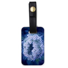 Light Blue Closing Queen Annes Lace Luggage Tags (one Side)  by okhismakingart