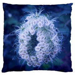 Light Blue Closing Queen Annes Lace Standard Flano Cushion Case (two Sides) by okhismakingart