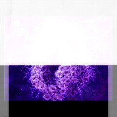 Dark Purple Closing Queen Annes Lace Rectangular Jigsaw Puzzl by okhismakingart