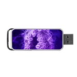 Dark Purple Closing Queen Annes Lace Portable USB Flash (One Side) Front