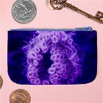 Dark Purple Closing Queen Annes Lace Large Coin Purse Back