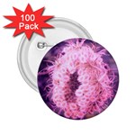 Pink Closing Queen Annes Lace 2.25  Buttons (100 pack)  Front