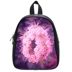 Pink Closing Queen Annes Lace School Bag (small) by okhismakingart