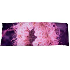 Pink Closing Queen Annes Lace Body Pillow Case Dakimakura (two Sides) by okhismakingart