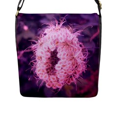 Pink Closing Queen Annes Lace Flap Closure Messenger Bag (l) by okhismakingart