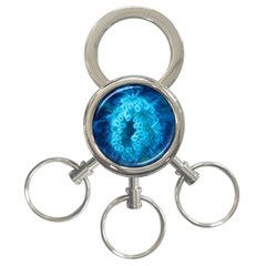 Blue Closing Queen Annes Lace 3-ring Key Chains by okhismakingart