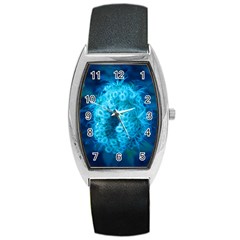 Blue Closing Queen Annes Lace Barrel Style Metal Watch by okhismakingart