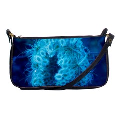 Blue Closing Queen Annes Lace Shoulder Clutch Bag by okhismakingart