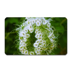 Green Closing Queen Annes Lace Magnet (rectangular) by okhismakingart