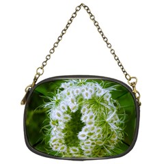 Green Closing Queen Annes Lace Chain Purse (one Side) by okhismakingart