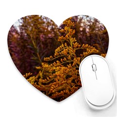 Goldenrod Version Ii Heart Mousepads by okhismakingart