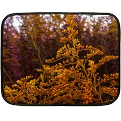 Goldenrod Version Ii Fleece Blanket (mini) by okhismakingart