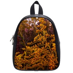 Goldenrod Version Ii School Bag (small) by okhismakingart