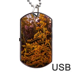 Goldenrod Version Ii Dog Tag Usb Flash (two Sides) by okhismakingart