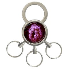 Purple Closing Queen Annes Lace 3-ring Key Chains by okhismakingart