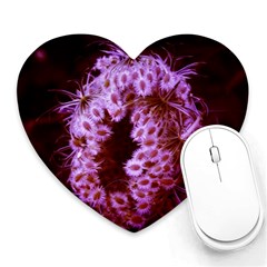 Purple Closing Queen Annes Lace Heart Mousepads by okhismakingart