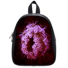 Purple Closing Queen Annes Lace School Bag (small) by okhismakingart