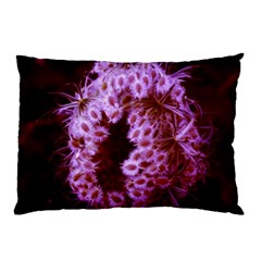 Purple Closing Queen Annes Lace Pillow Case (two Sides) by okhismakingart