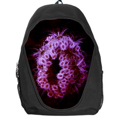 Purple Closing Queen Annes Lace Backpack Bag by okhismakingart