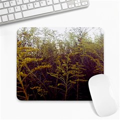 Purple And Yellow Goldenrod Large Mousepads by okhismakingart