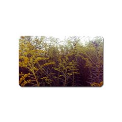 Purple And Yellow Goldenrod Magnet (name Card) by okhismakingart