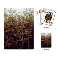 Purple And Yellow Goldenrod Playing Cards Single Design by okhismakingart