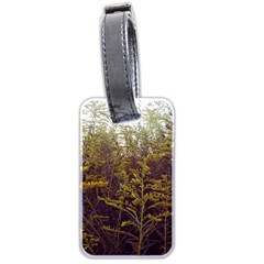 Purple And Yellow Goldenrod Luggage Tags (two Sides) by okhismakingart