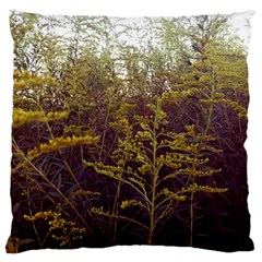 Purple And Yellow Goldenrod Large Cushion Case (one Side) by okhismakingart