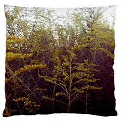 Purple And Yellow Goldenrod Standard Flano Cushion Case (two Sides) by okhismakingart