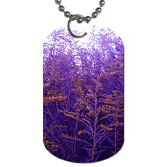 Yellow And Blue Goldenrod Dog Tag (two Sides) by okhismakingart