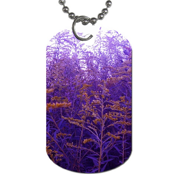 Yellow and Blue Goldenrod Dog Tag (Two Sides)