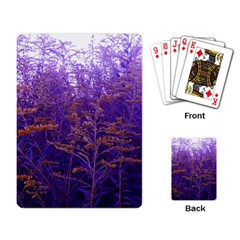 Yellow And Blue Goldenrod Playing Cards Single Design