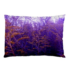 Yellow And Blue Goldenrod Pillow Case (two Sides) by okhismakingart