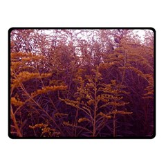 Red And Yellow Goldenrod Fleece Blanket (small) by okhismakingart