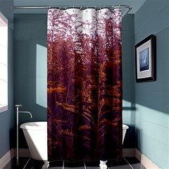 Red And Yellow Goldenrod Shower Curtain 36  X 72  (stall)  by okhismakingart