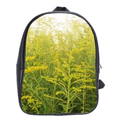 Yellow Goldenrod School Bag (large) by okhismakingart