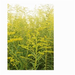 Yellow Goldenrod Large Garden Flag (two Sides) by okhismakingart