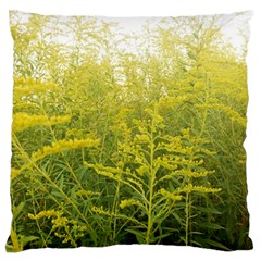 Yellow Goldenrod Standard Flano Cushion Case (two Sides) by okhismakingart