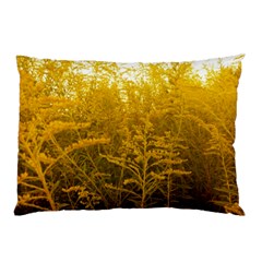 Gold Goldenrod Pillow Case (two Sides) by okhismakingart