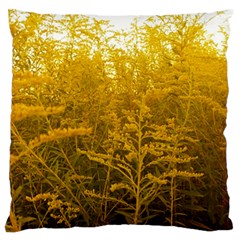 Gold Goldenrod Standard Flano Cushion Case (one Side) by okhismakingart