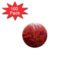 Red Goldenrod 1  Mini Magnets (100 Pack)  by okhismakingart