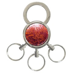 Red Goldenrod 3-ring Key Chains by okhismakingart