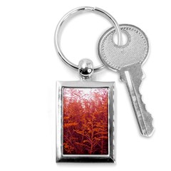 Red Goldenrod Key Chains (rectangle)  by okhismakingart