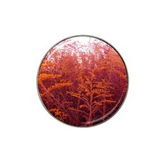 Red Goldenrod Hat Clip Ball Marker (4 Pack) by okhismakingart