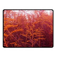 Red Goldenrod Fleece Blanket (small) by okhismakingart