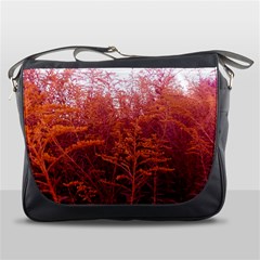 Red Goldenrod Messenger Bag by okhismakingart